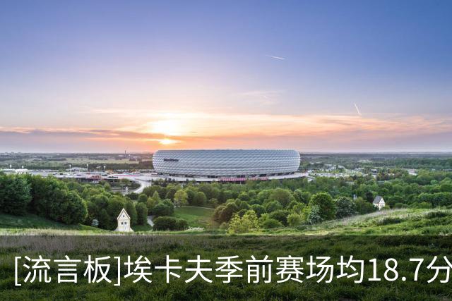 [流言板]埃卡夫季前赛场均18.7分4.3助2板，命中率42.6/41.2/100%